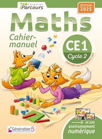 Picture of Cahier-manuel iParcours maths CE1 (édition 2025)