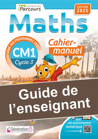 Image de Guide de l'enseignant cahier iParcours maths CM1 (2025)
