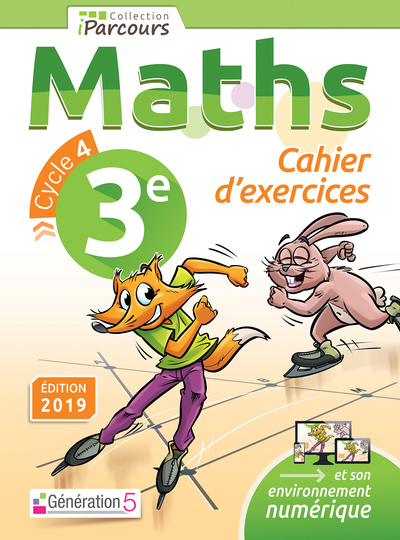 Image de Cahier d'exercices iParcours maths 3e (2019)
