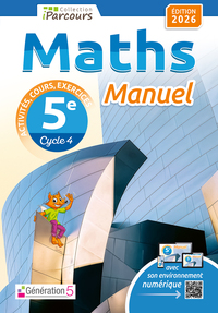 Picture of Manuel iParcours maths 5e (édition 2026)