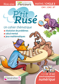 Image de Cahier P'tit Rusé Maths cycle 3 (édition 2018)