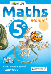 Picture of Manuel iParcours maths cycle 4 vol. 5e (2016)