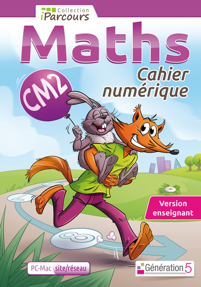 Image de Cahier numérique iParcours Maths CM2 (DVD enseignant site)