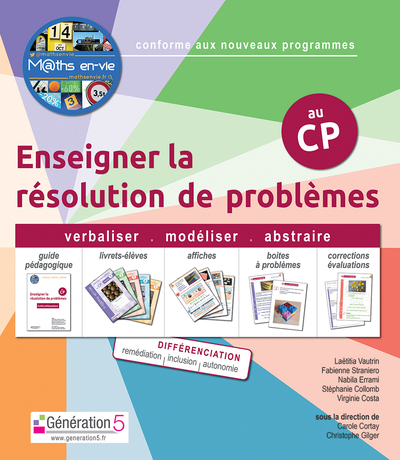 Picture of Enseigner la résolution de problèmes au CP (classeur + livret) - Maths en-vie