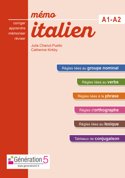 Image de Mémo italien A1-A2 (collège)