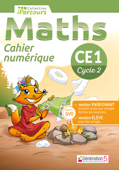 Picture of Cahier numérique iParcours Maths CE1 (DVD enseignant monoposte) 2023