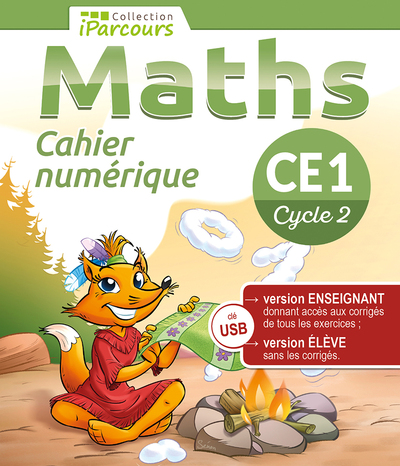 Picture of Cahier numérique iParcours Maths CE1 (clé USB) 2023