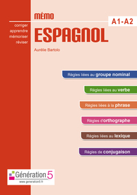 Image de Mémo espagnol A1-A2 (collège)