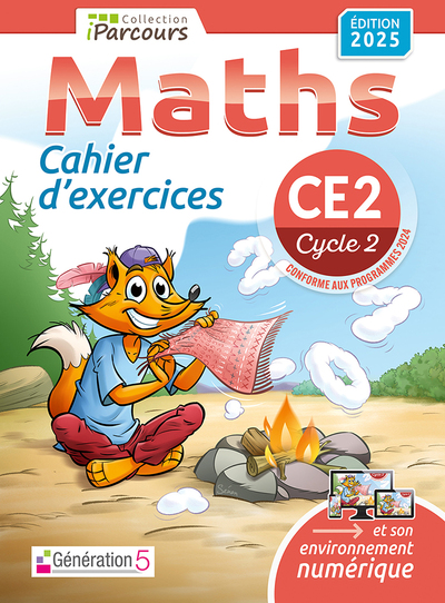 Picture of Cahier d'exercices iParcours maths CE2 (édition 2025)