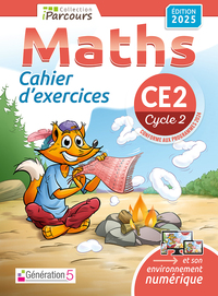 Picture of Cahier d'exercices iParcours maths CE2 (édition 2025)