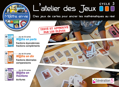 Picture of L'atelier des jeux (fractions) cycle 3 - Maths en-vie