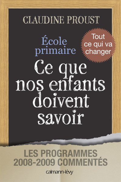 Picture of Ecole primaire Ce que nos enfants doivent savoir