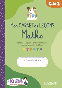 Picture of Tipi CM2 : Mon carnet de leçons de Maths (2023) - Cahier de l'élève