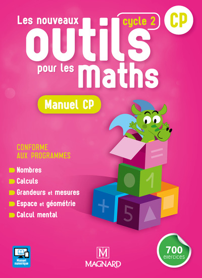 Image de Les Nouveaux Outils pour les Maths CP (2018) - Manuel de l'élève