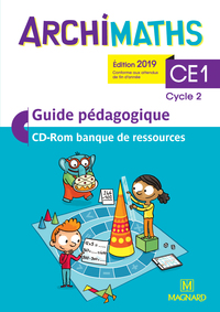 Picture of Archimaths CE1 (2019) - Banque de ressources sur CD-Rom avec guide pédagogique papier