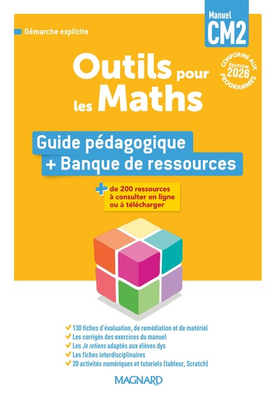 Picture of Outils pour les Maths CM2 (2026) - Guide pédagogique du Manuel + Banque de ressources