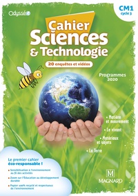 Image de Cahier Odysséo Sciences et Technologie CM1 (2021)