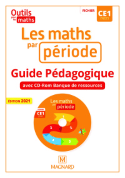Picture of Outils pour les Maths CE1 (2021) - Les Maths par période - Guide pédagogique avec CD-Rom banque de ressources
