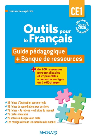 Picture of Outils pour le Français CE1 (2026) - Manuel - Guide pédagogique + Banque de ressources