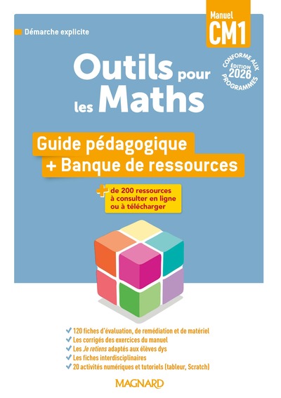 Picture of Outils pour les Maths CM1 (2026) - Guide pédagogique du Manuel + Banque de ressources