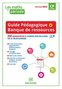 Picture of Les Maths par période CP (2022) - Guide pédagogique papier + Banque de ressources à télécharger