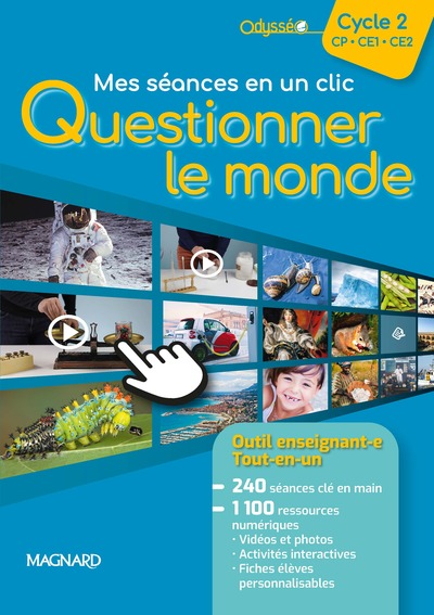 Picture of Odysséo Mes séances en un clic Questionner le monde Cycle 2 (2022) - Guide enseignant papier + Ressources numériques