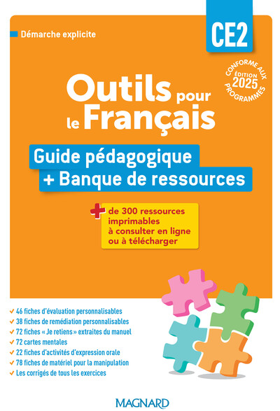 Picture of Outils pour le Français CE2 (2025) - Guide pédagogique + Banque de ressources