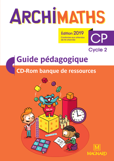Picture of Archimaths CP (2019) - Banque de ressources sur CD-Rom avec guide pédagogique papier