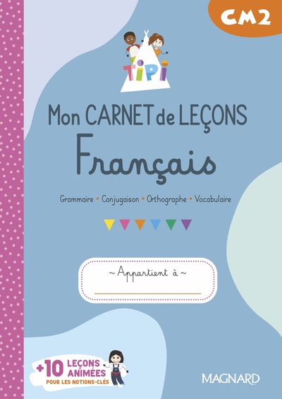 Picture of Tipi CM2 : Mon carnet de leçons de Français (2023) - Cahier de l'élève