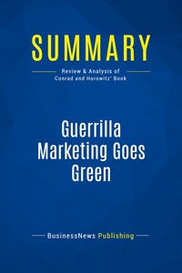Picture of Summary: Guerrilla Marketing Goes Green