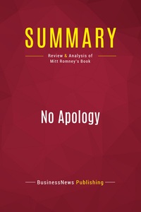Picture of Summary: No Apology