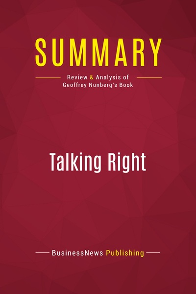 Image de Summary: Talking Right