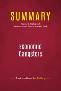 Picture of Summary: Economic Gangsters