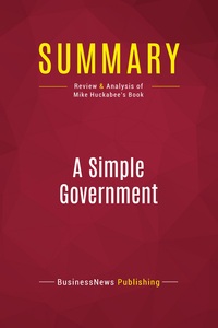 Picture of Summary: A Simple Government
