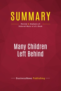 Picture of Summary: Many Children Left Behind