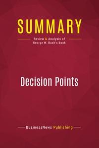 Picture of Summary: Decision Points