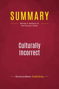 Image de Summary: Culturally Incorrect