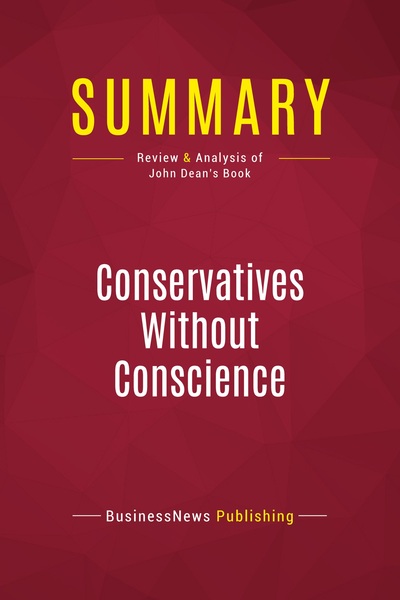Picture of Summary: Conservatives Without Conscience