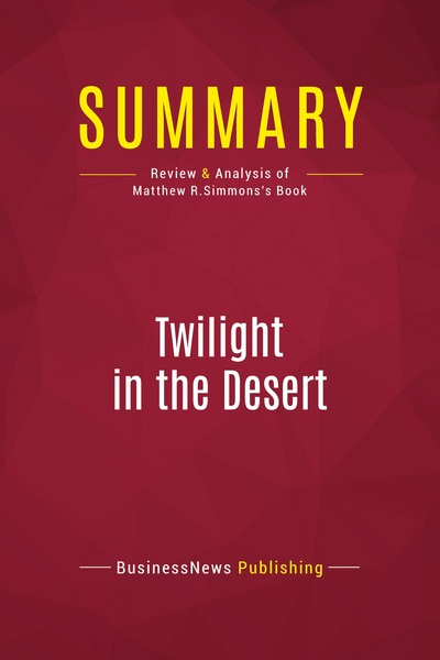 Picture of Summary: Twilight in the Desert