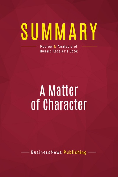 Picture of Summary: A Matter of Character