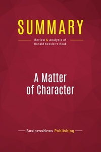 Image de Summary: A Matter of Character