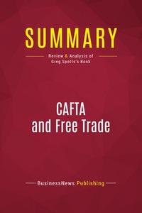 Image de Summary: CAFTA and Free Trade