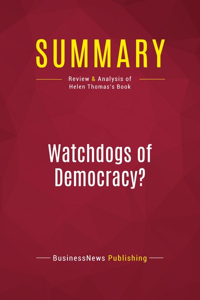 Image de Summary: Watchdogs of Democracy?