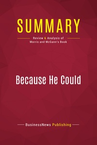 Picture of Summary: Because He Could