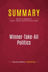 Image de Summary: Winner-Take-All Politics