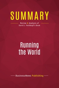 Picture of Summary: Running the World