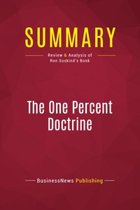 Picture of Summary: The One Percent Doctrine