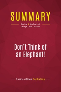 Picture of Summary: Don't Think of an Elephant!
