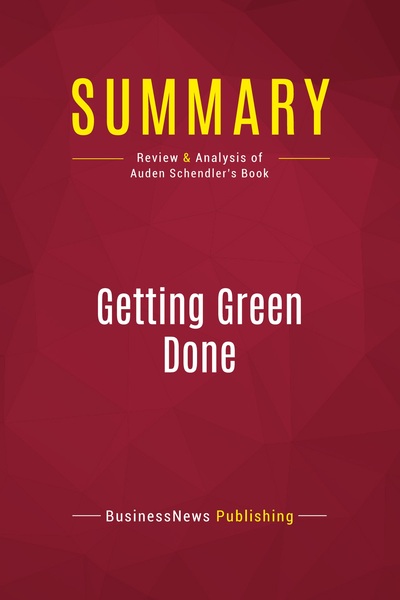 Image de Summary: Getting Green Done