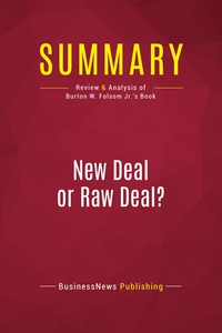 Picture of Summary: New Deal or Raw Deal?